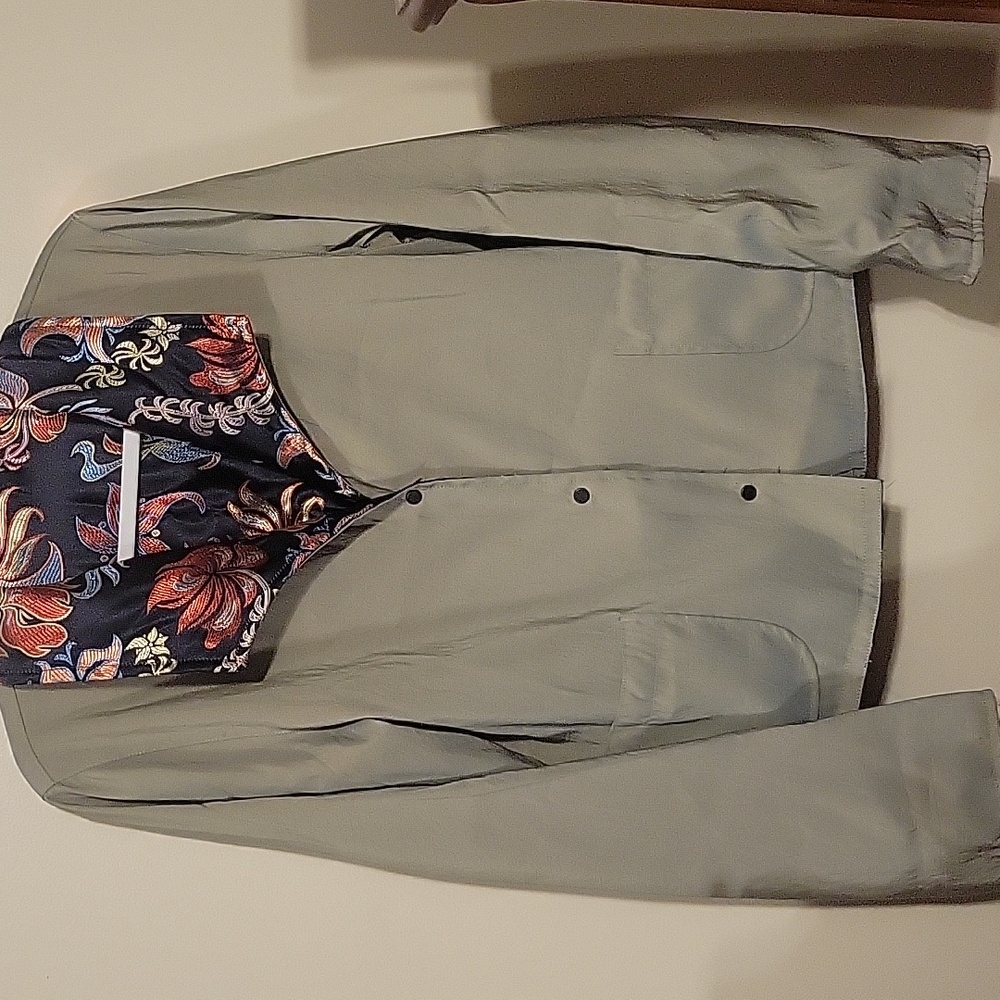 Stunning Maralyce Ferree  Snap Front Reversible Jacket Sz S